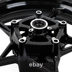 Complete Black Front Wheel Rim For Kawasaki Z900 Z900RS Cafe 2017 2018-2021 E2^