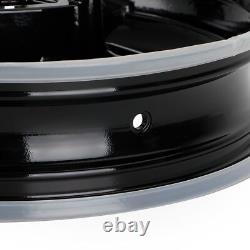 Complete Black Front Wheel Rim For Kawasaki Z900 Z900RS Cafe 2017 2018-2021 E2^