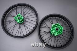 Complete Enduro Front + Rear Wheels Rims KAWASAKI KXF 450 2011-2018 21/18