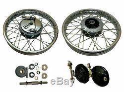 Complete Front & Rear Wheel Rim Suitable for Royal Enfield