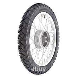 Complete Front Wheel 1.5x16 Inch Alloy Rim Chrome Spokes Heidenau K42 Tire