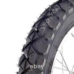 Complete Front Wheel 1.5x16 Inch Alloy Rim Chrome Spokes Heidenau K42 Tire