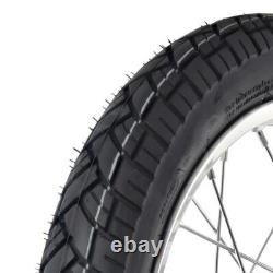 Complete Front Wheel 1.6x16 Polished Rim Chrome Spokes VeeRubber Tire