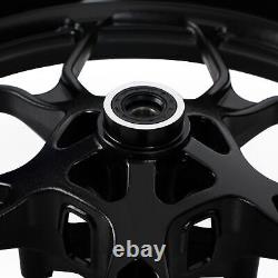 Complete Front Wheel Rim For Yamaha YZF R3 YZF-R3 RH07 RH12 2015 2022 Black B2