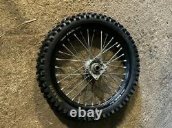 Complete Mx wheels. (17in & 14in) Tasasago Excel Rims, Tyres, Spokes