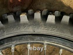 Complete Mx wheels. (17in & 14in) Tasasago Excel Rims, Tyres, Spokes