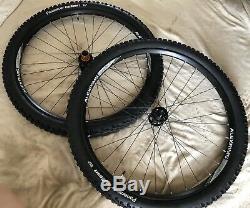 Complete Pair 29in BOOST Wheels Alex Volar 3.0 Rims Tubeless Ready Chosen 150T