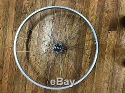 Complete Phil Wood track wheel with cog & locking Sun rim DT spokes great shape