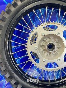 Complete Rear Wheel Kawasaki DID Hub Spoke Black Rim Kit OEM Stock Assembly 19