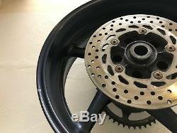 Complete Rear Wheel Rim + Brake Disc Yamaha Fz1 N Fazer 1000 2006 2010