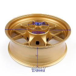 Complete Rear Wheel Rim Fit for Honda CBR 1000 RR SC59 2008 2016 Gold B2