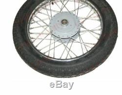 Complete Steel Wheel Rim Set Wm2-19 With Tyre + Tube Royal Enfield 2 Units