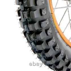 Complete Wheel 1.5x16 inch Golden Alloy Rim with Chrome Spokes + MFC 9 Tires