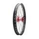 Complete Wheel Front 21 X 1.60 Black Rim/silver Spoke/red Hub