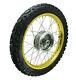 Complete Wheel Front For Simson S51 S50 Kr51 Schwalbe Rim Gold Enduro 185 Tyre