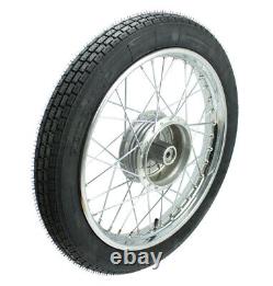 Complete Wheel Rim Chrome Pas For Simson S51 S50 S70 KR51 Duo Star Tyre Heidenau