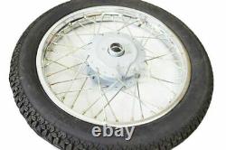 Complete Wheel Rim WM2- 19 With Tyre & Tube Pair For Royal Enfield