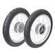 Complete Wheels Aluminium Rim For Simson S51 S50 S70 S53 Kr51 Schwalbe Star Set