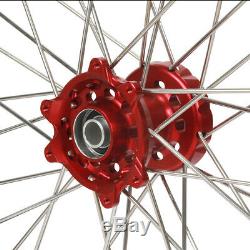 Complete Wheels Hub Rim Set for Honda CR125R CR250R CRF250R CRF450X CRF250X 450R