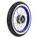Complete Wheel Rear 1.5x16 Inch Blue Anodized Alloy Rim