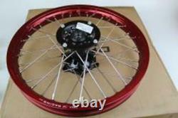 Dna X-series 19x1.85 Complete Rear Wheel Red/black Part # Mx-198h23rbk