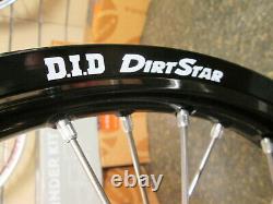 Dubya Complete Wheel Assemblies, Talon Hub with D. I. D Dirtstar Rim FE250/350/450