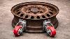 Extremely Powerful A Brilliant Idea Using Old Wheel Rims