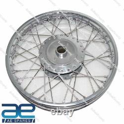 FOR ROYAL ENFIELD CLASSIC COMPLETE 18 REAR WHEEL RIM WITH 40 SS SPOKES ECs