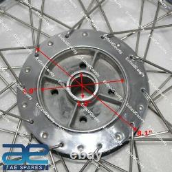 FOR ROYAL ENFIELD CLASSIC COMPLETE 18 REAR WHEEL RIM WITH 40 SS SPOKES ECs