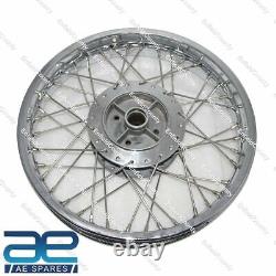 FOR ROYAL ENFIELD CLASSIC COMPLETE 18 REAR WHEEL RIM WITH 40 SS SPOKES ECs