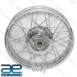 FOR ROYAL ENFIELD CLASSIC COMPLETE 18 REAR WHEEL RIM WITH 40 SS SPOKES ECs