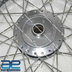 FOR ROYAL ENFIELD CLASSIC COMPLETE 18 REAR WHEEL RIM WITH 40 SS SPOKES ECs