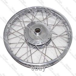 FOR ROYAL ENFIELD CLASSIC COMPLETE 18 REAR WHEEL RIM WITH 40 SS SPOKES New