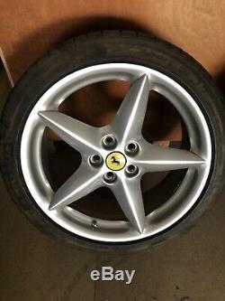 Ferrari 360 alloy wheels, Complete Set With good 6mm Tyres Michelins