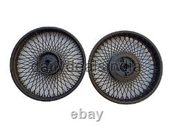 Fit For Royal Enfield Classic 350 500 Complete Rear & Front Wheel Rim Disc Brake