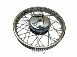 Fit For Royal Enfield Complete 19 Inches Front Wheel Rim 40 Holes & Drum Plate