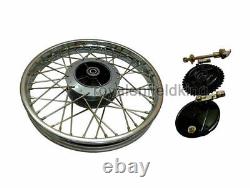 Fit For Royal Enfield Complete 19 Inches Rear Wheel Rim 40 Holes & Drum Plate