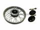 Fit For Royal Enfield Complete 19 Inches Rear Wheel Rim 40 Holes & Drum Plate