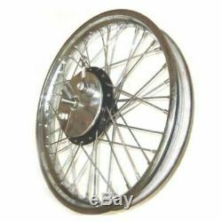 Fit for Royal Enfield COMPLETE FRONT WHEEL RIM 19 & 40 HOLE WITH DRUM PLATE