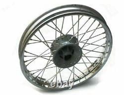 Fits Royal Enfield 19'' WM2 Complete Front Disc Brake Wheel Rim @Vi