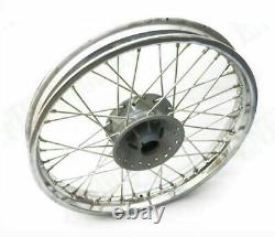 Fits Royal Enfield 19'' WM2 Complete Front Disc Brake Wheel Rim @Vi