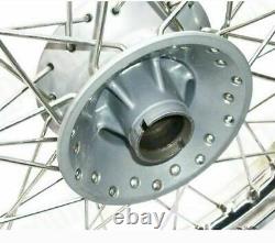 Fits Royal Enfield 19'' WM2 Complete Front Disc Brake Wheel Rim @Vi