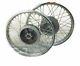 Fits Royal Enfield 350 500 Complete Pair Steel Wheel Rim Wm2 19 Gec