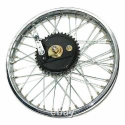 Fits Royal Enfield BSA Rear Wheel Rim 19'' Complete + Spoke Half + Hub