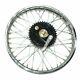 Fits Royal Enfield Bsa Rear Wheel Rim 19'' Complete + Spoke Half + Hub Ecs