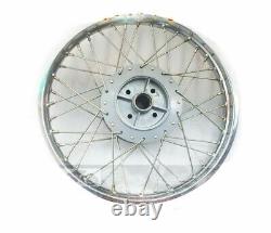 Fits Royal Enfield Bullet 350 500 Complete Pair Steel Wheel Rim Wm2 19 AEs