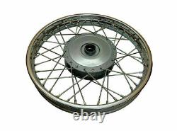 Fits Royal Enfield Complete 19 Front Wheel Rim 40 Holes With Drum Plate ECs