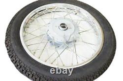 Fits Royal Enfield Complete Wheel Rim WM2- 19 With Tyre & Tube Pair AEs