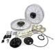 Fits Royal Enfield Front Rear Half Width Wheel Rim + Brake Complete Set