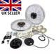 Fits Royal Enfield Front Rear Half Width Wheel Rim + Brake Complete Set